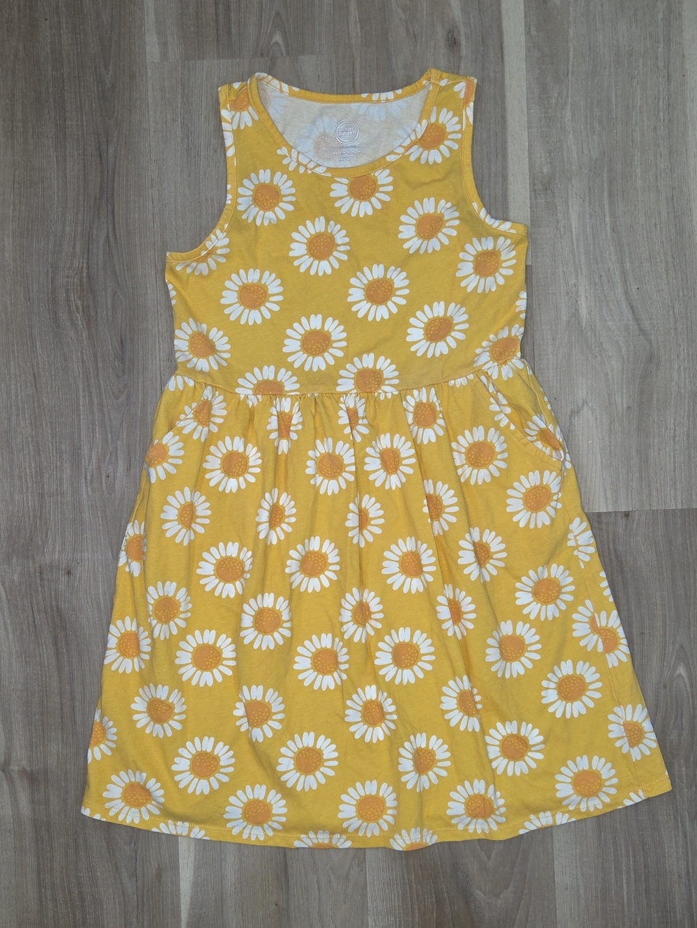 •Wonder Nation• Little Girls Yellow Sunflower Dress